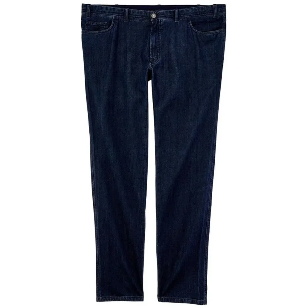 Brioni Mens Denim Trouser, Blue